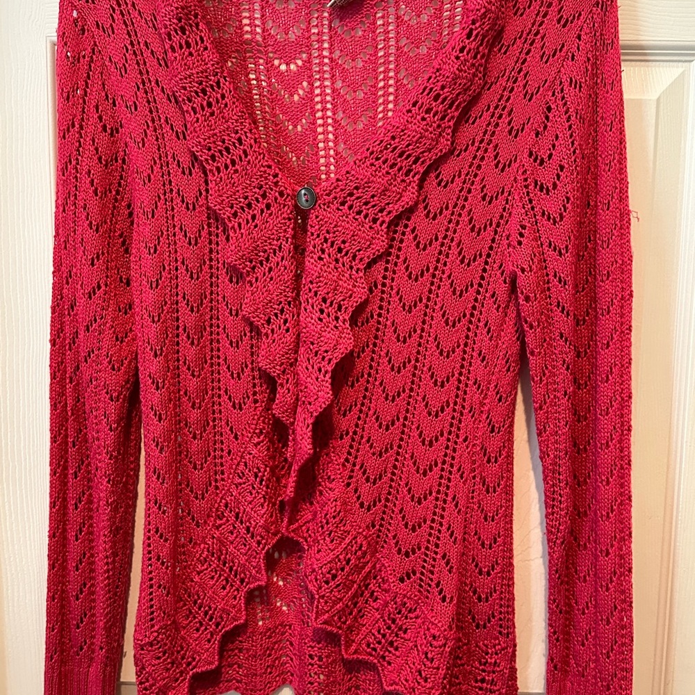 Women’s Knit Sweater Cardigan- Medium